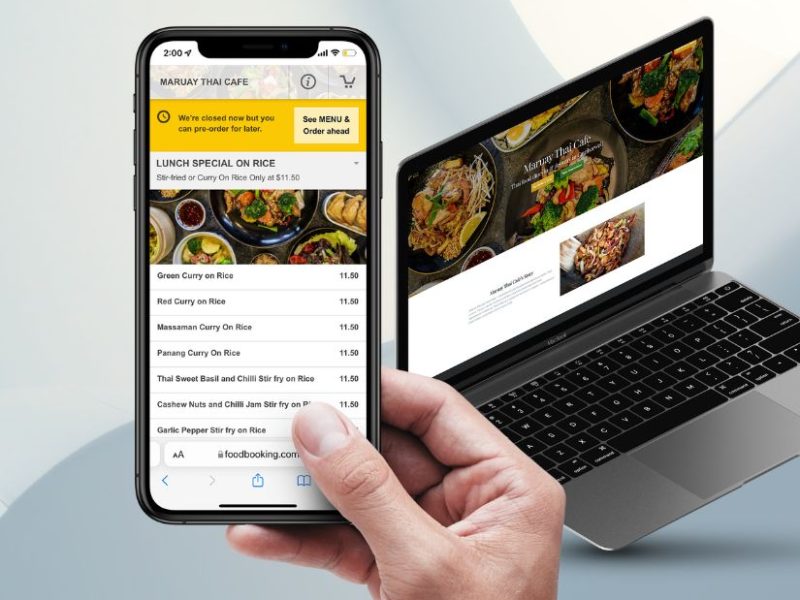 Restaurant website Restaurant website